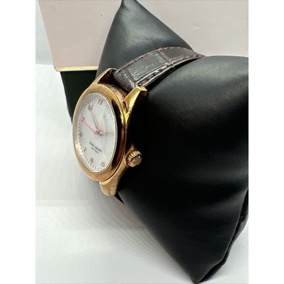 Kate Spade New York 0028 Unisex Brown Leather Analog Dial Quartz Watch JNA152 main image 11